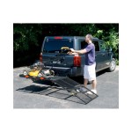 Reese Solo Cargo Carrier Basket Rasck w/ Bi-Fold Ramp for For Help Loading Cargo Wheel Chair Generators Blowers and Movers