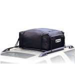 Reese 10 cubic Ft. Roof Top Cargo Bag For Basket Carrier Weather Resistant W/ Tie Down Straps Rack Luggage 37" x 30" x 16" Van Car SUV Camping Box