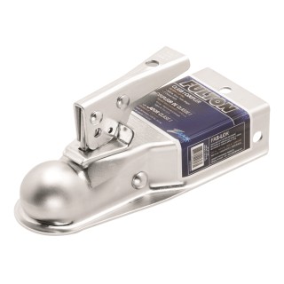 Fulton Fas-Lok Trailer Coupler 3" Channel Tongue 1-7/8" Ball 2,000 lbs. Trigger Latch Zinc