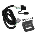 Trailer Wiring and Bracket For 01-03 Lexus RX300 Toyota Highlander 01-02 4Runner Land Cruiser 01-07 LX470 08-11 LX570 Plug & Play 4-Flat Harness