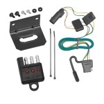 Trailer Wiring and Bracket w/ Light Tester For 08-12 Ford Escape 08-11 Mazda Tribute Mariner Plug & Play 4-Flat Harness