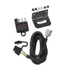 Trailer Wiring and Bracket w/ Light Tester For 10-21 Lexus RX350 18-21 RX350L 10-21 RX450h w/Factory Tow Pkg. Plug & Play 4-Flat Harness