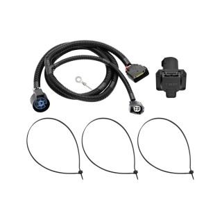 7-Way RV Trailer Wiring Harness Kit For 09-12 Ford E-150 E-250 E-350 Super Duty (Prepped Class II Towing Package)