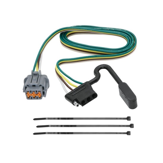 Trailer Hitch Wiring Harness Kit For 05-24 Nissan Frontier 05-07 Pathfinder 05-15 Xterra 09-12 Equator Plug & Play