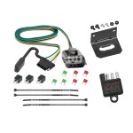 Trailer Wiring and Bracket w/ Light Tester For 2018 Traverse Limited 13-17 Chevy Traverse Buick Enclave GMC Acadia Plug & Play 4-Flat Harness