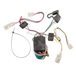 Trailer Wiring and Bracket and Light Tester For 04-10 Toyota Sienna All Styles Plug and Play 4-Flat Harness Plug Play