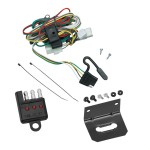 Trailer Wiring and Bracket and Light Tester For 02-05 KIA Sedona All Styles Plug and Play 4-Flat Harness Plug Play