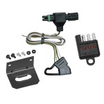 Trailer Wiring and Bracket and Light Tester For 85-91 Chevy Blazer Suburban GMC Jimmy C/K Pickup 91-97 Sonoma 4-Flat Harness Plug Play 