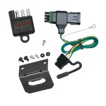 Trailer Wiring and Bracket and Light Tester For 92-99 Chevy GMC C/K 1500 2500 95-00 Tahoe 92-94 Blazer 92-00 GMC Yukon Denali 99-00 Escalade 4-Flat Harness Plug Play