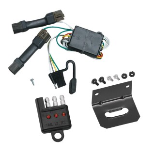 Trailer Wiring and Bracket and Light Tester For 96-99 Ford Taurus Mercury Sable Sedan 4-Flat Harness Plug Play