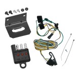 Trailer Wiring and Bracket w/ Light Tester For 87-95 Chevy G10 G20 G30 GMC G1500 G2500 G3500 Van 4-Flat Harness Plug Play