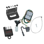 Trailer Wiring and Bracket w/ Light Tester For 96-99 Acura SLX 92-02 Isuzu Trooper Plug & Play 4-Flat Harness