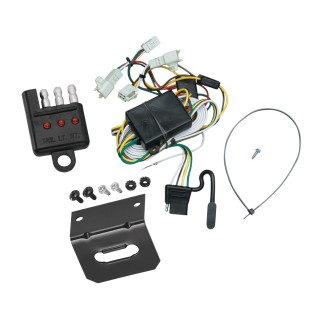 Trailer Wiring and Bracket w/ Light Tester For 96-02 Toyota 4Runner Plug & Play 4-Flat Harness