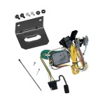 Trailer Wiring and Bracket For 92-94 Ford E-150 250 350 Econoline 01-03 Escape Tribute 4-Flat Harness Plug Play 