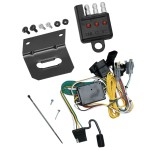 Trailer Wiring and Bracket w/ Light Tester For 92-94 Ford E-150 250 350 Econoline 01-03 Escape Tribute Plug & Play 4-Flat Harness