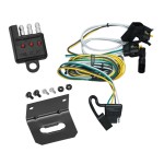 Trailer Wiring and Bracket w/ Light Tester For 00-03 Ford Ranger 95-02 Van 97-03 F-150 Expedition 01-03 Explorer Lincoln Navigator Plug & Play 4-Flat Harness