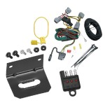 Trailer Wiring and Bracket w/ Light Tester For 94-98 Jeep Grand Cherokee ZJ Plug & Play 4-Flat Harness