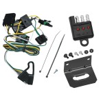 Trailer Wiring and Bracket w/ Light Tester For 91-97 Jeep Wrangler --(1997 TJ Canada Only)-- Plug & Play 4-Flat Harness