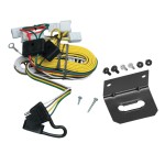 Trailer Wiring and Bracket For 97-01 Toyota Camry 4 Dr. Sedan 4-Flat Harness Plug Play