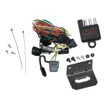 Trailer Wiring and Bracket w/ Light Tester For 98-02 Honda Passport 98-00 Isuzu Amigo 98-04 Rodeo 01-03 Rodeo Sport Plug & Play 4-Flat Harness