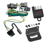 Trailer Wiring and Bracket w/ Light Tester For 00-03 Ford Taurus Mercury Sable Sedan Plug & Play 4-Flat Harness