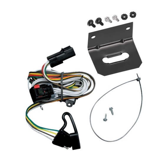 Trailer Wiring and Bracket For 01-03 Town & Country Voyager Caravan Grand Caravan Plug & Play 4-Flat Harness