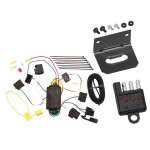 Trailer Wiring and Bracket w/ Light Tester For 04-07 Ford Freestar Mercury Monterey Plug & Play 4-Flat Harness