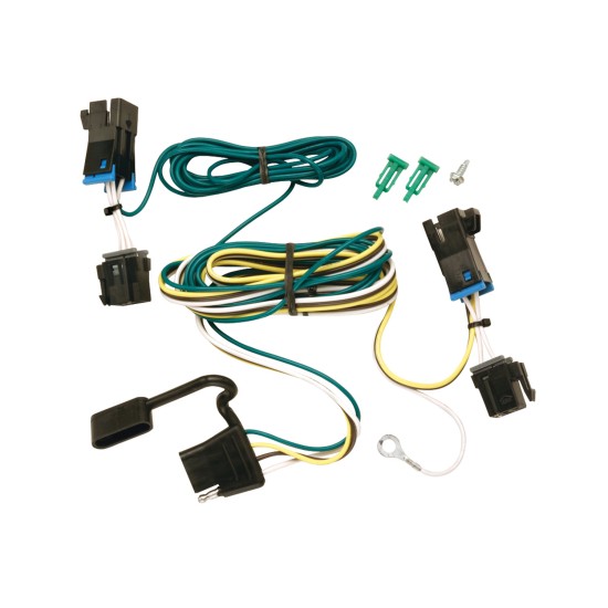 Trailer Hitch Wiring Harness Kit For 03-24 Chevy Express GMC Savana 1500 2500 3500 Plug & Play