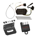 Trailer Wiring and Bracket w/ Light Tester For 05-10 KIA Sportage 6 Cyl. Plug & Play 4-Flat Harness