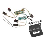 Trailer Wiring and Bracket For 05-07 Chrysler 300 08-14 Challenger 06-10 Charger Plug & Play 4-Flat Harness