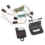 Trailer Wiring and Bracket w/ Light Tester For 05-07 Chrysler 300 08-14 Challenger 06-10 Charger Plug & Play 4-Flat Harness