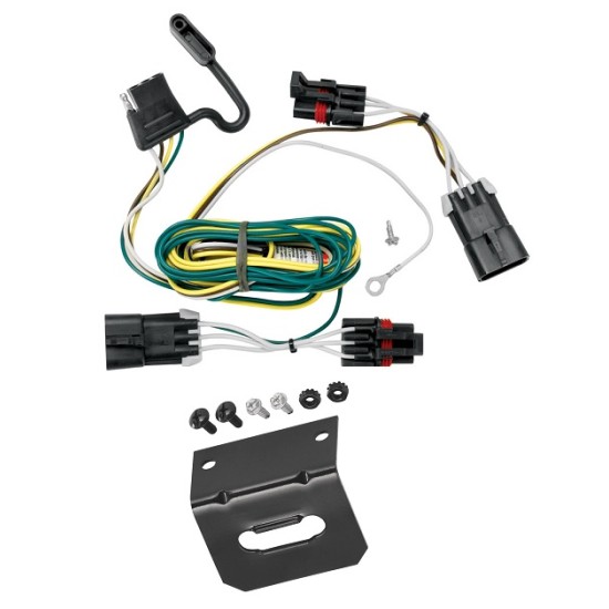 Trailer Wiring and Bracket For 05-10 Chevy Cobalt 2008 Sport 06-11 HHR 08-10 HHR SS 07-09 Pontiac G5 Plug & Play 4-Flat Harness