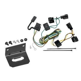 Trailer Wiring and Bracket For 98-06 Jeep Wrangler ( TJ Canada Only ) Plug & Play 4-Flat Harness