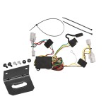 Trailer Wiring and Bracket For 06-11 Hyundai Azera 01-07 Toyota Highlander Except Hybrid Plug & Play 4-Flat Harness