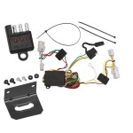 Trailer Wiring and Bracket w/ Light Tester For 06-11 Hyundai Azera 01-07 Toyota Highlander Except Hybrid Plug & Play 4-Flat Harness