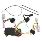 Trailer Wiring and Bracket w/ Light Tester For 06-11 Hyundai Azera 01-07 Toyota Highlander Except Hybrid Plug & Play 4-Flat Harness