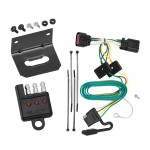 Trailer Wiring and Bracket w/ Light Tester For 06-13 Chevrolet Impala Plug & Play 4-Flat Harness