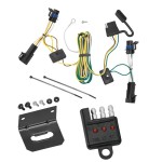 Trailer Wiring and Bracket w/ Light Tester For 04-07 Chevy Malibu LS LT Maxx 06-07 SS 2008 Classic 05-09 Pontiac G6 Plug & Play 4-Flat Harness