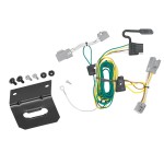 Trailer Wiring and Bracket For 08-09 Ford Taurus X Plug & Play 4-Flat Harness