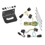 Trailer Wiring and Bracket For 08-12 Buick Enclave Chevy Malibu 09-12 Traverse Plug & Play 4-Flat Harness