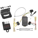 Trailer Wiring and Bracket w/ Light Tester For 06-13 Suzuki Grand Vitara 07-11 SX4 Crossover Plug & Play 4-Flat Harness