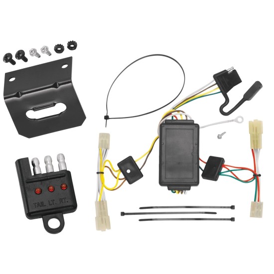 Trailer Wiring and Bracket w/ Light Tester For 06-13 Suzuki Grand Vitara 07-11 SX4 Crossover Plug & Play 4-Flat Harness