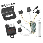 Trailer Wiring and Bracket w/ Light Tester For 08-11 Ford Focus Plug & Play 4-Flat Harness