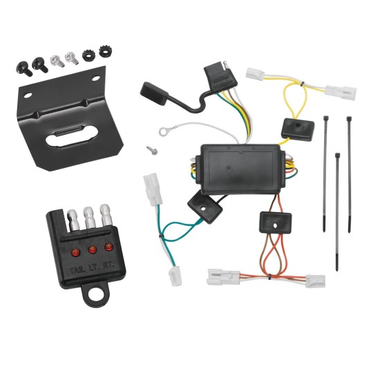 Trailer Wiring and Bracket w/ Light Tester For 03-08 Pontiac Vibe Plug & Play 4-Flat Harness