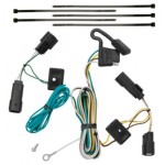 Trailer Tow Hitch For 09-20 Ford Flex Complete Package w/ Wiring and 2" Ball