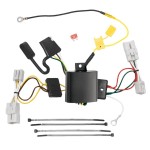 Trailer Wiring and Bracket Kit For 09-11 Hyundai Genesis 4 Dr. Sedan Plug & Play 4-Flat Harness