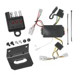 Trailer Wiring and Bracket w/ Light Tester For 04-06 Chevy Aveo 07-11 Aveo5 Hatchback 09-10 Pontiac G3 Hatchback Plug & Play 4-Flat Harness