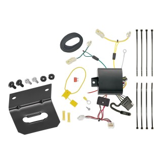 Trailer Wiring and Bracket For 11-14 Toyota Sienna 15-20 Sienna SE Plug & Play 4-Flat Harness