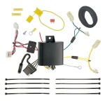 Trailer Wiring and Bracket w/ Light Tester For 11-14 Toyota Sienna 15-20 Sienna SE Plug & Play 4-Flat Harness