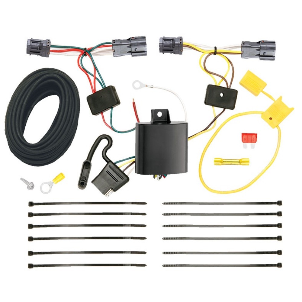 Trailer Hitch Wiring Harness Kit For 10-18 Hyundai Tucson Plug & Play